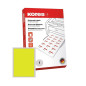 ETIQUETTE KORES A4 210X297MM 100FLS JAUNE