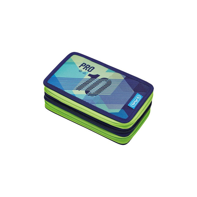 PLUMIER HERLITZ 3 COMP. 31PCS GREEN GOAL (300001449)