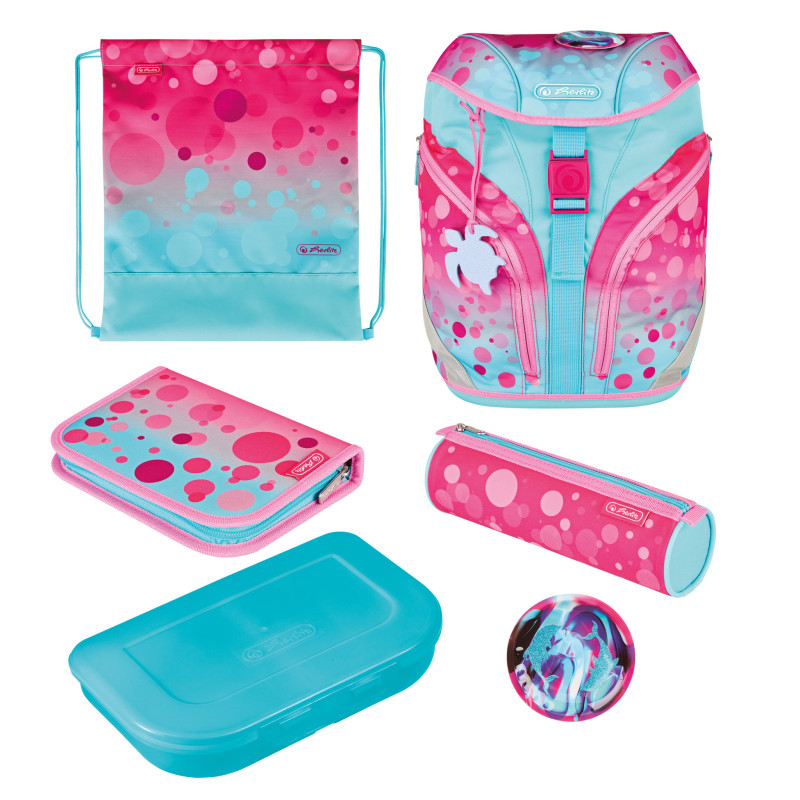 SAC A DOS HERLITZ 5PCS PINK BUBBELS (300000954)