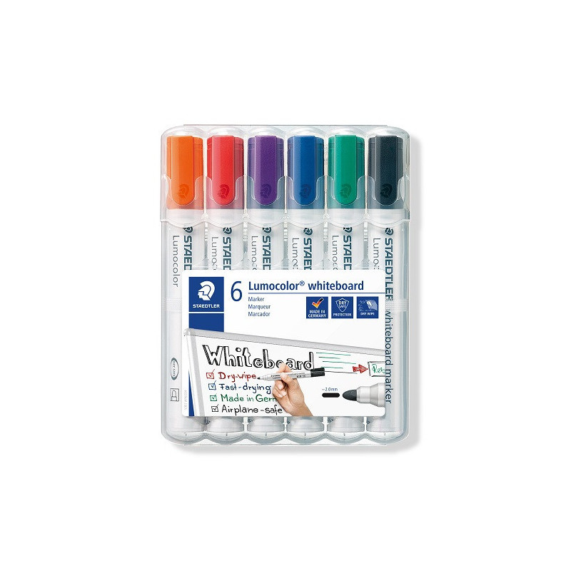 MARQUEUR TABL.BL. STAEDTLER 6PCS