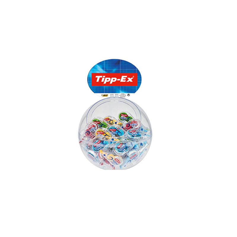CORRECTEUR ROLLER TIPP-EX 5MM MINI POC.MOUSE 40PCS