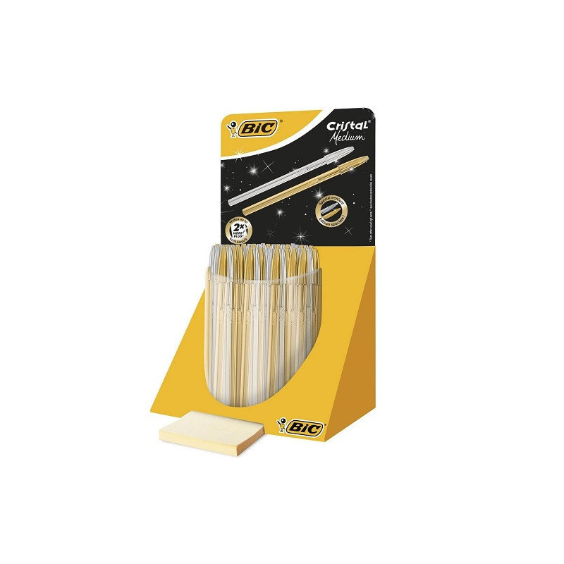 STYLO BILLE BIC CRISTAL SHINE 40PCS