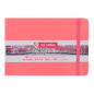 CARNET DE CROQUIS 21X14,8CM ROUGE CORAIL