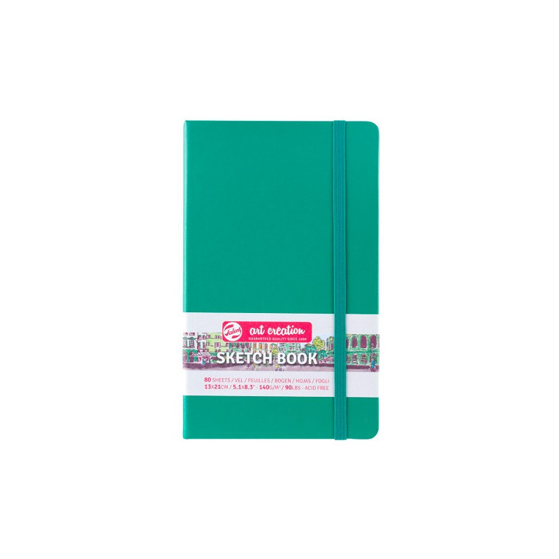 CARNET DE CROQUIS 13X21CM VERT FORÊT