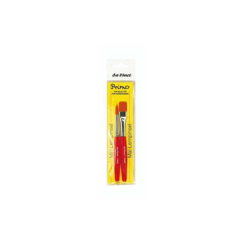 PINCEAU DA VINCI PRIMO 12/16 BLISTER ROUGE
