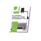 OHP-FILM Q-CONNECT POUR PHOTOCOPIEUSE ET IMPRIMANTE LASER 100ER.