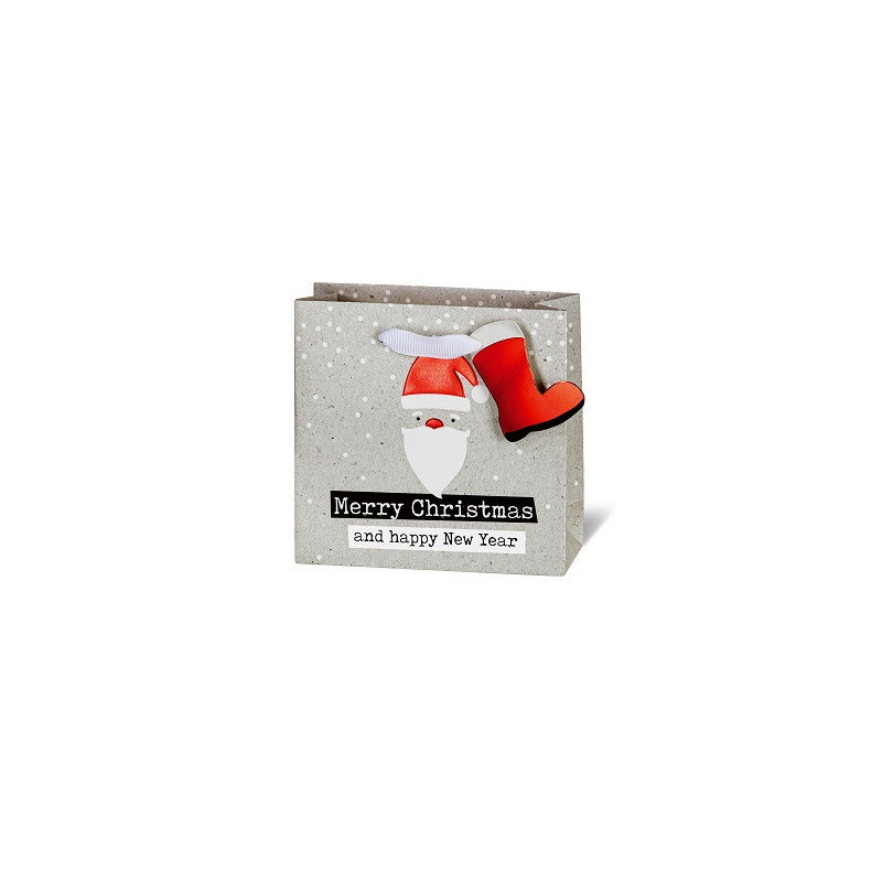 SACHET NOEL BSB 14,5X15X6CM COOL SANTA