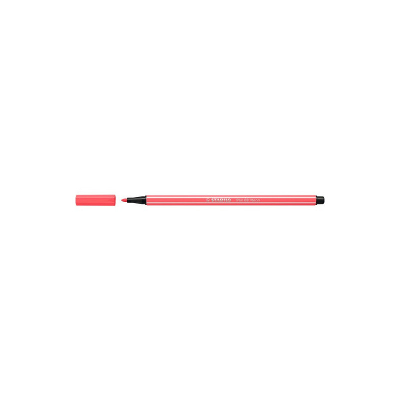 FEUTRE ECO.STABILO PEN ROUGE FLUO