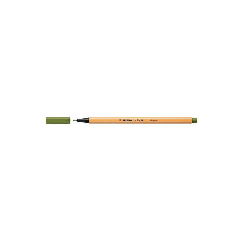 FINELINER STABILO POINT VERT MOUSSE