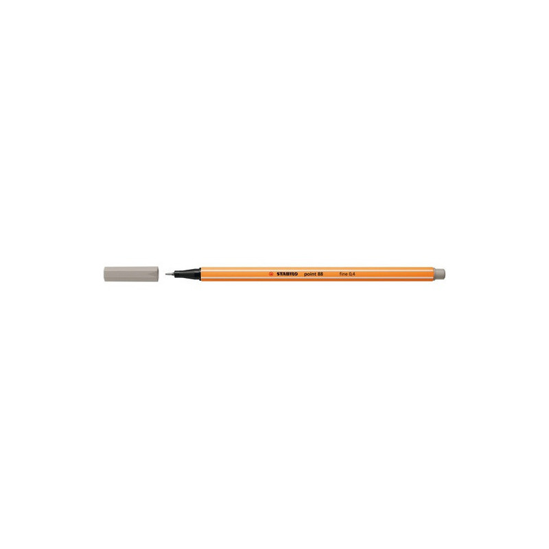 FINELINER STABILO POINT GRIS CHAUD