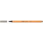 FINELINER STABILO POINT GRIS CHAUD