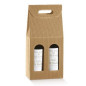 BOITE 2 BOUTEILLES 18X9X39CM ONDA AVANA