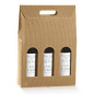 BOITE 3 BOUTEILLES 27X9X39CM ONDA AVANA