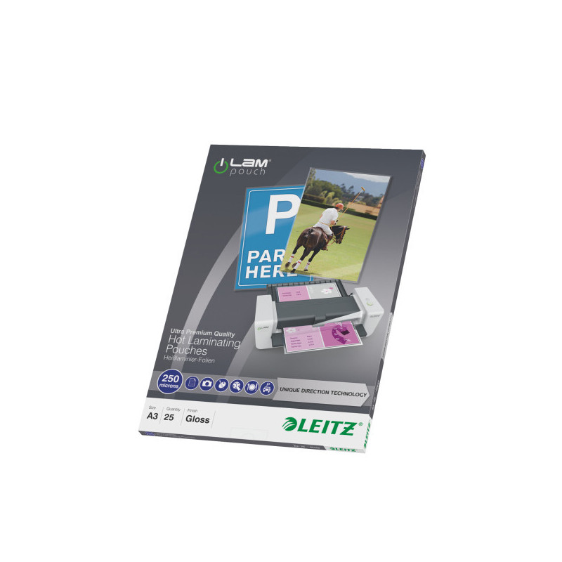 POCH. A LAMINER LEITZ 303X426(A3) 250µ 25PCS