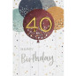 CARTE VOEUX BSB HAPPY BIRTHDAY 40