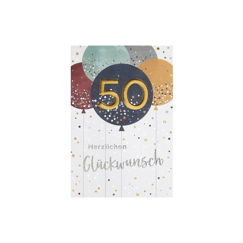 CARTE VOEUX BSB HAPPY BIRTHDAY 50