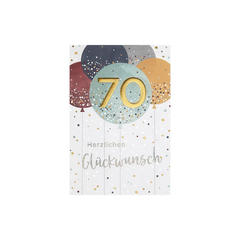 CARTE VOEUX BSB HAPPY BIRTHDAY 70