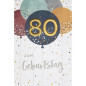 CARTE VOEUX BSB HAPPY BIRTHDAY 80