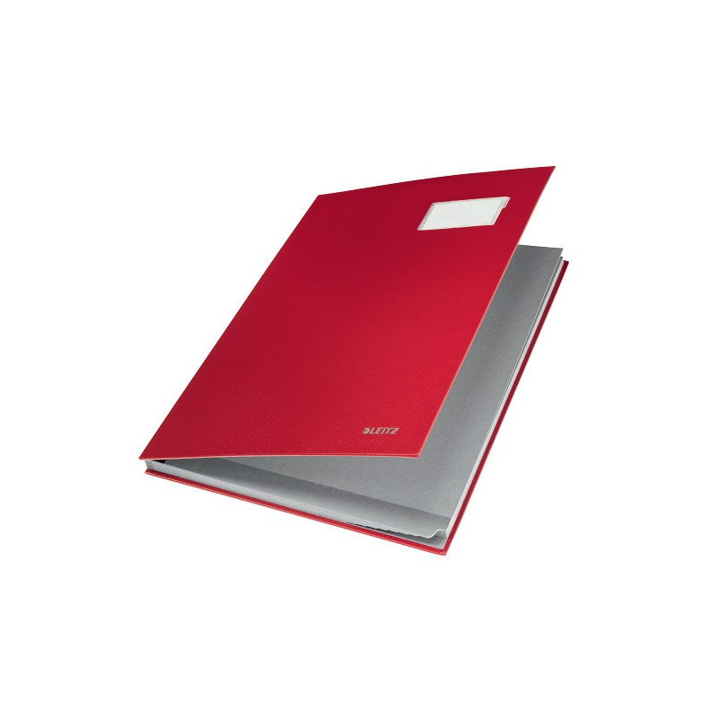 SIGNATAIRE LEITZ 10 COMP. ROUGE