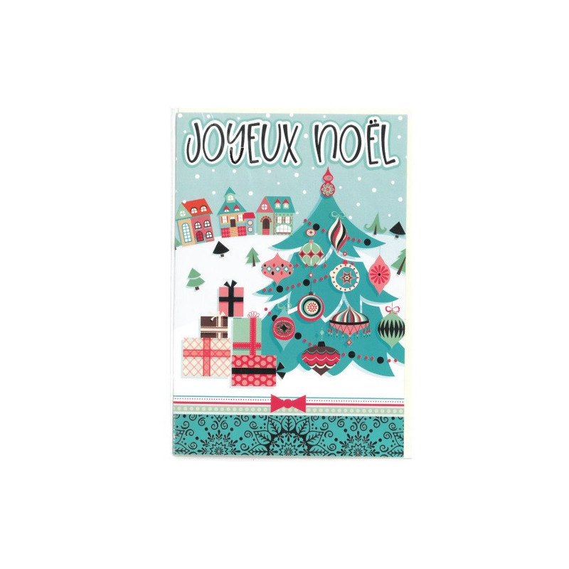 CARTE VOEUX JOYEUX NOEL / BONNE ANNEE FRANCAIS