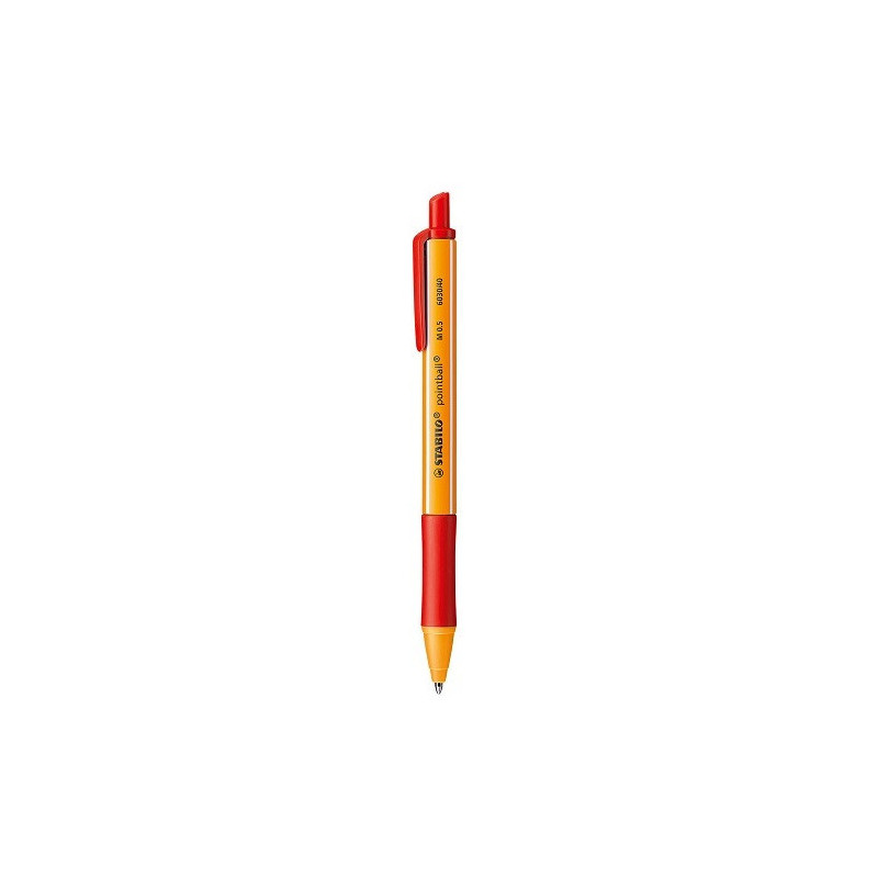STYLO BILLE STABILO POINTBALL ROUGE