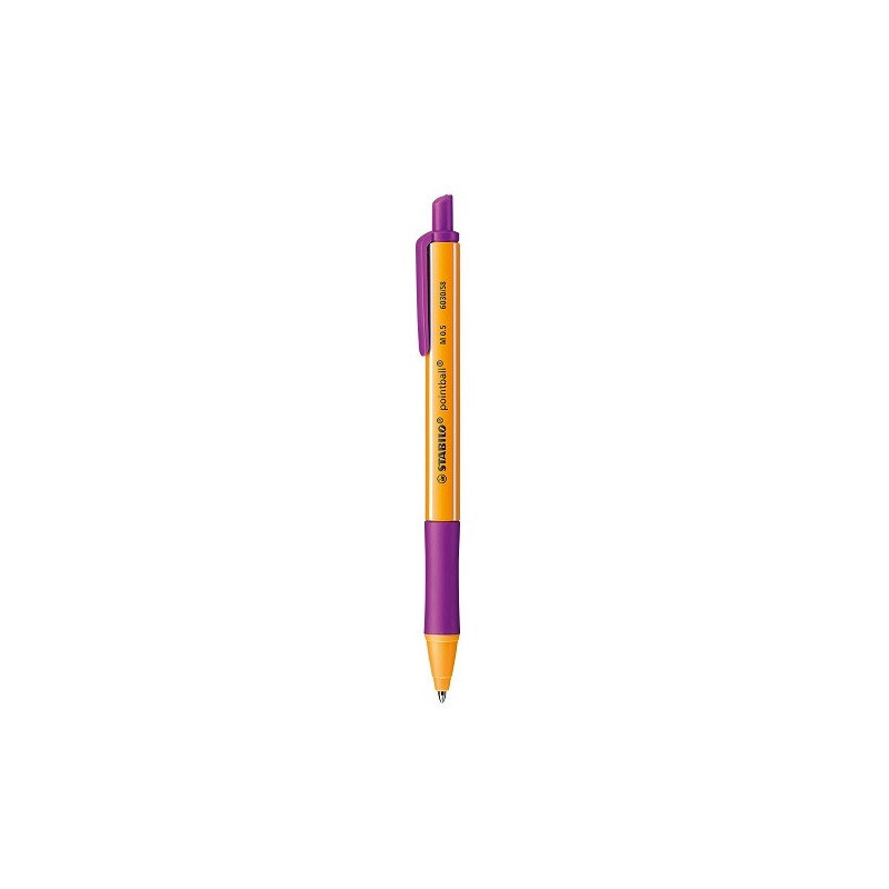 STYLO BILLE STABILO POINTBALL LILAS