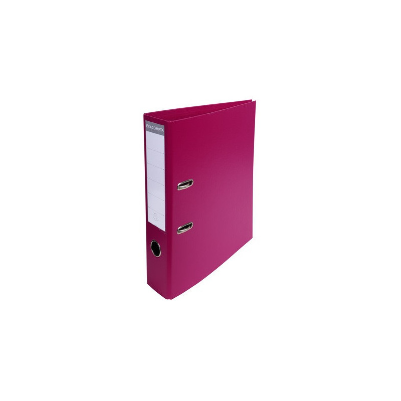 CLASSEUR EXACOMPTA PVC 7CM FUCHSIA