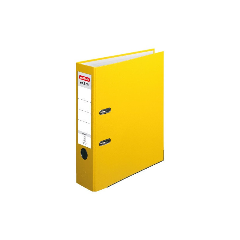 CLASSEUR HERLITZ PROTECT A4 8CM JAUNE (300007147)