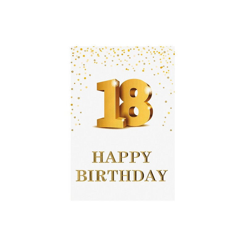 CARTE VOEUX BSB HAPPY BIRTHDAY 18