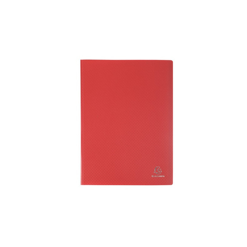 ALBUM PRESENT. A4 EXACOMPTA 60 POCH. ROUGE