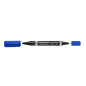 MARQUEUR PER. STAEDTLER DUO F-M BLEU POINTE RONDE