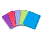 CAHIER ATOMA A4 PLAST. TRANSP. LIGNE +INT.+POCH.
