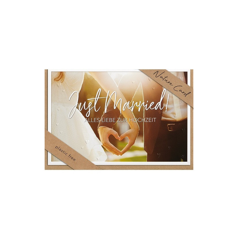 CARTE VOEUX BSB NATURE CARD MARIAGE