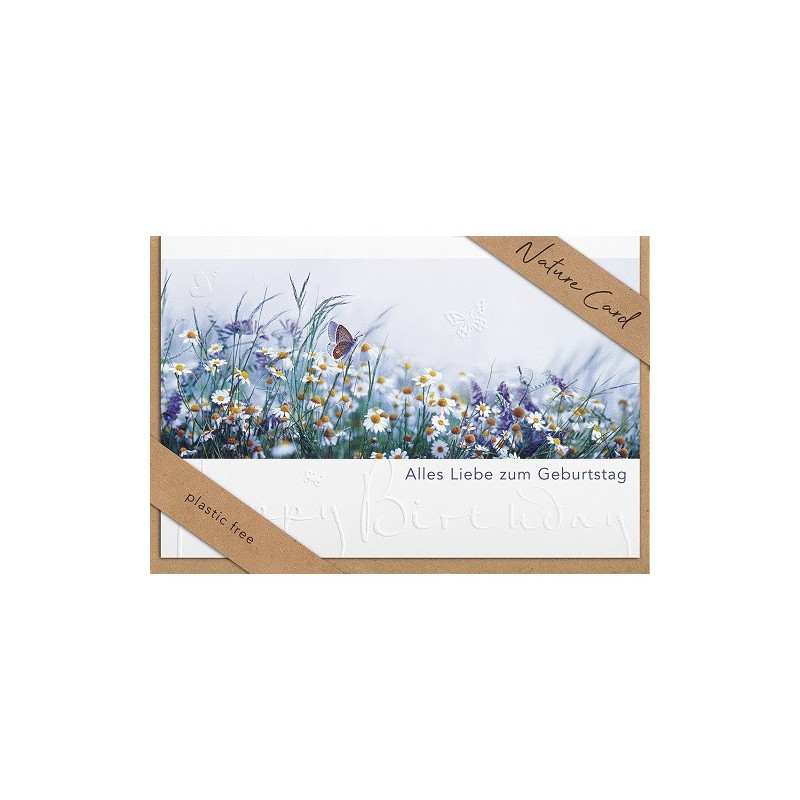 CARTE VOEUX BSB NATURE CARD HAPPY BIRTHDAY