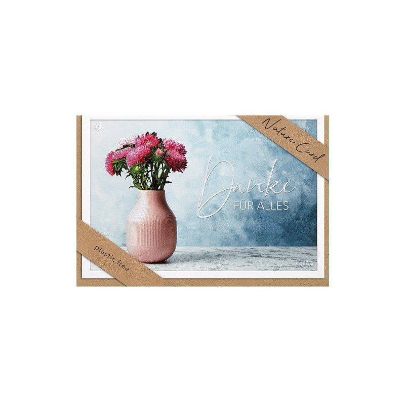 CARTE VOEUX BSB NATURE CARD MERCI