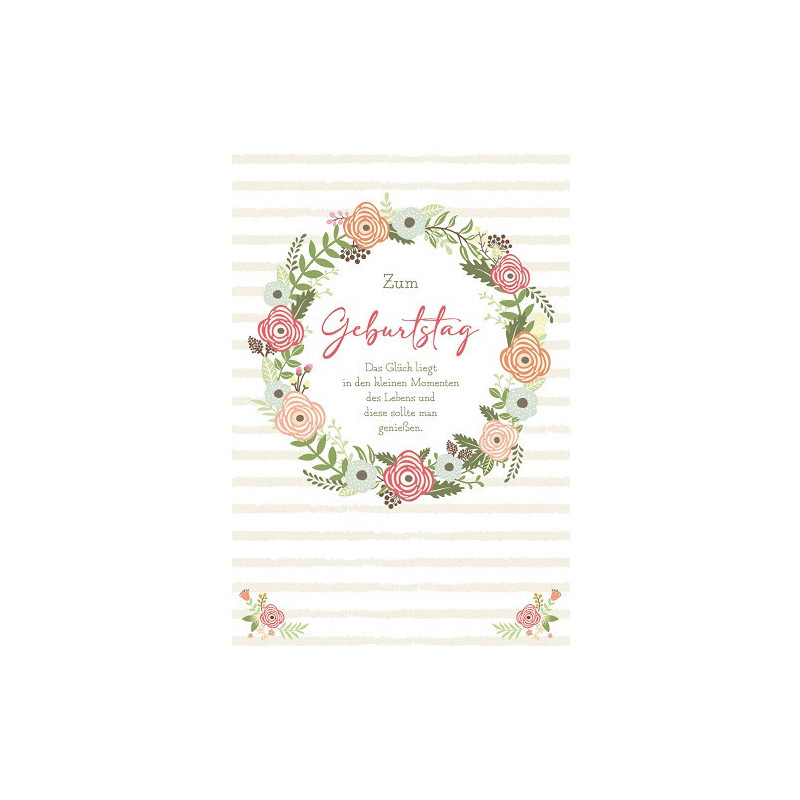 CARTE VOEUX BSB NATURE CARD HAPPY BIRTHDAY