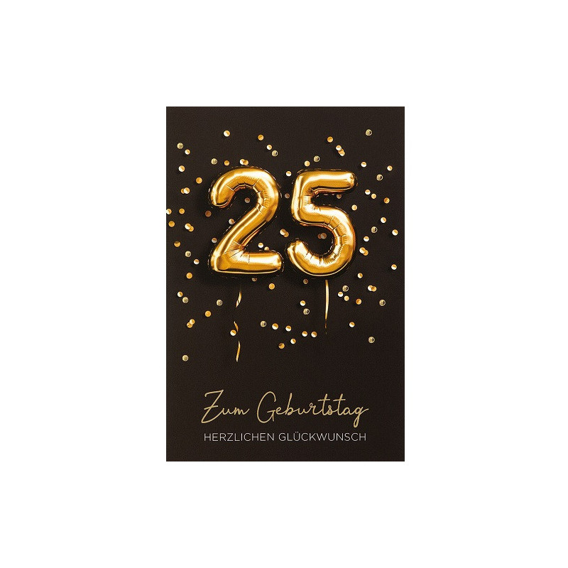 CARTE VOEUX BSB HAPPY BIRTHDAY 25