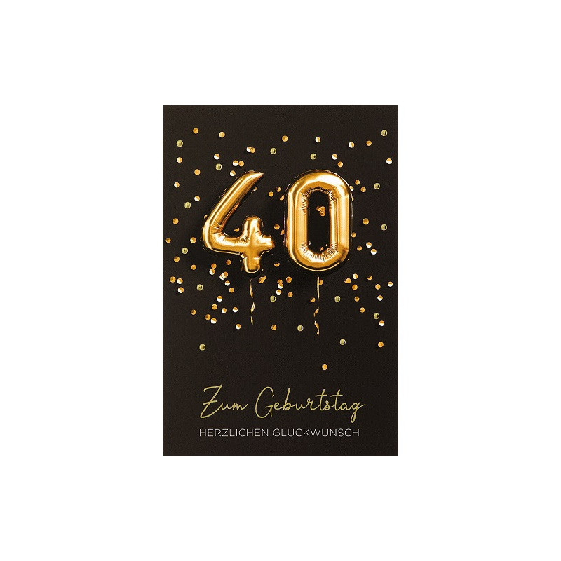 CARTE VOEUX BSB HAPPY BIRTHDAY 40