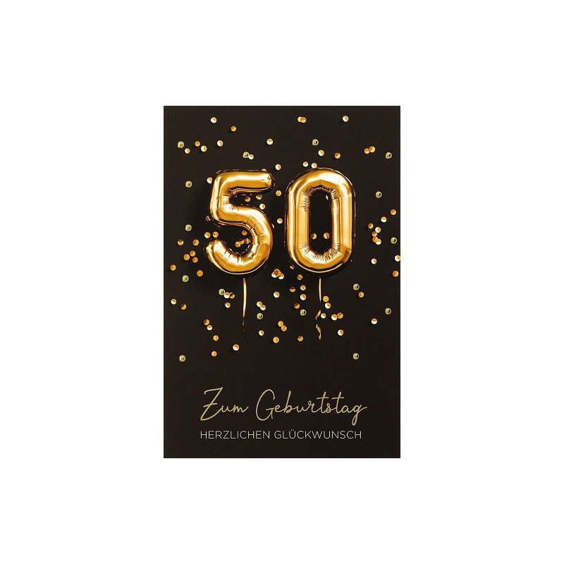 CARTE VOEUX BSB HAPPY BIRTHDAY 50
