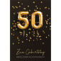 CARTE VOEUX BSB HAPPY BIRTHDAY 50
