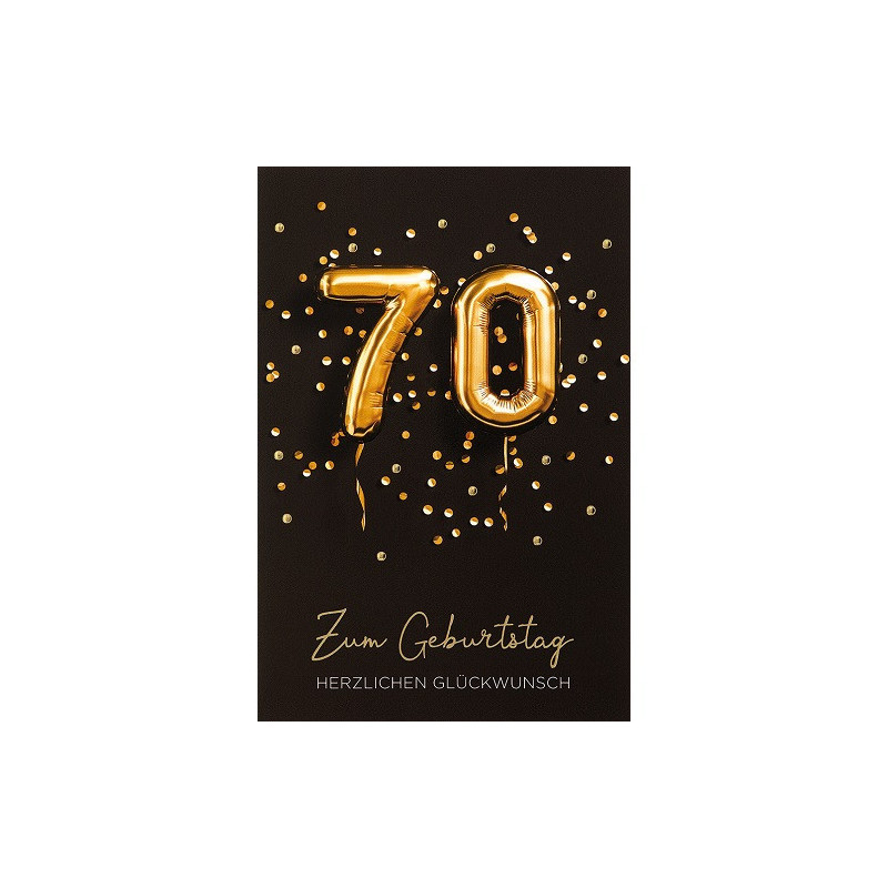CARTE VOEUX BSB HAPPY BIRTHDAY 70