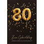 CARTE VOEUX BSB HAPPY BIRTHDAY 80