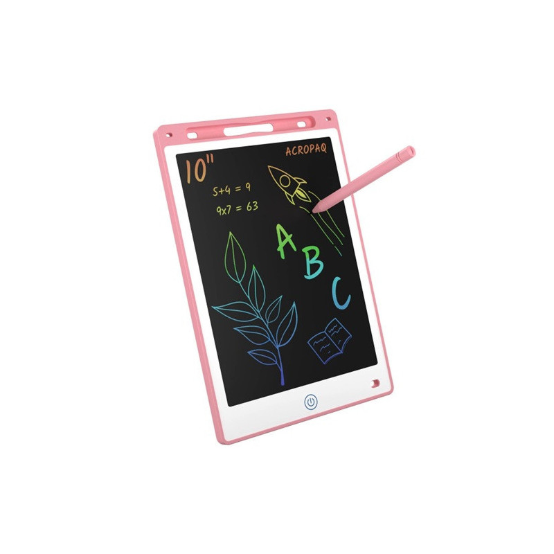 TABLETTE A ECRIRE ACROPAQ 175X255MM ROSE