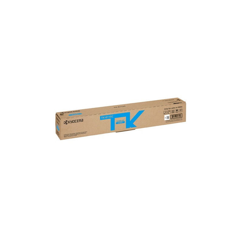 CARTOUCHE IMP. KYOCERA ECOSYS M8124CIDN CYAN 6000P.
