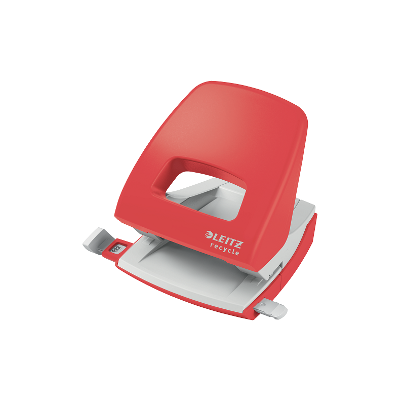 PERFORATEUR LEITZ 5003 RECYCLE ROUGE 30FLS