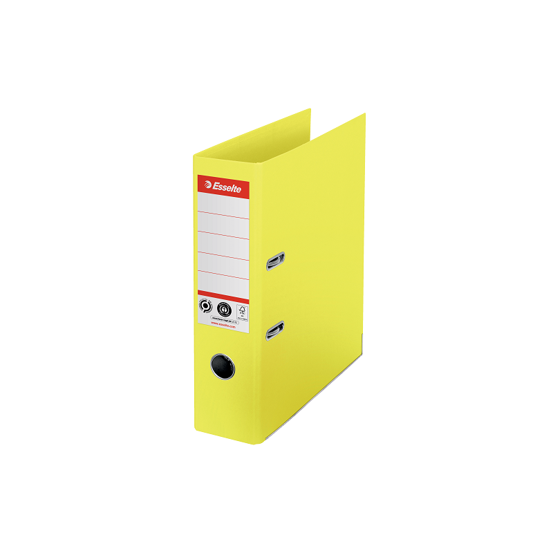 CLASSEUR ESSELTE CARTON RECYCLE 7CM JAUNE