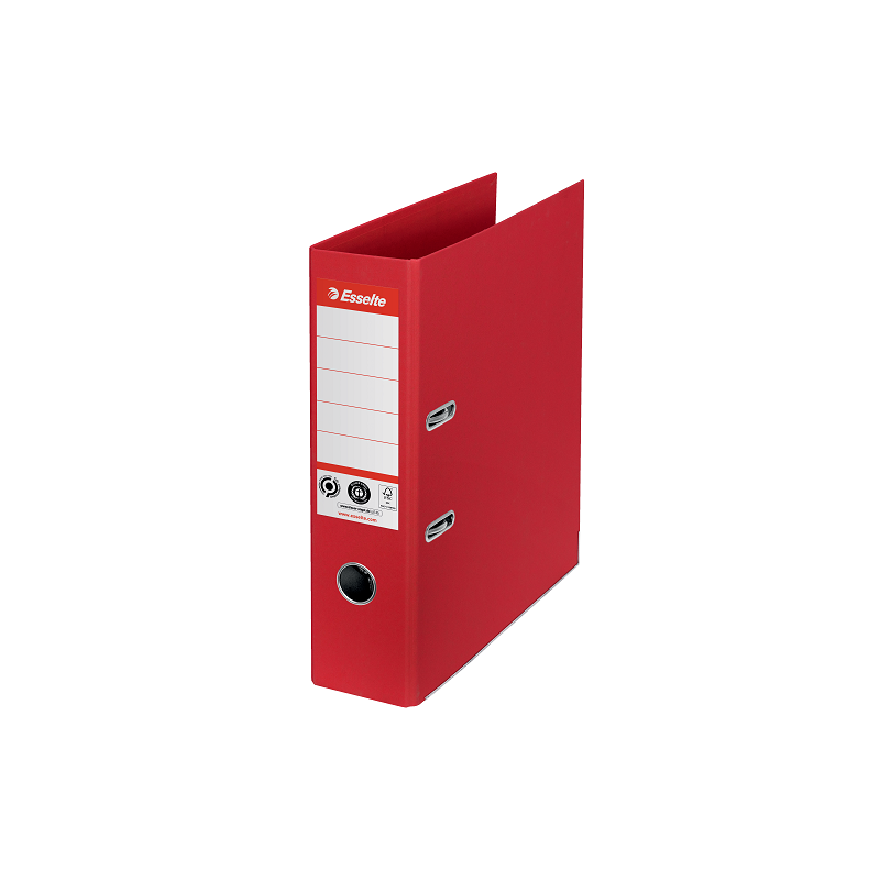 CLASSEUR ESSELTE CARTON RECYCLE 7CM ROUGE