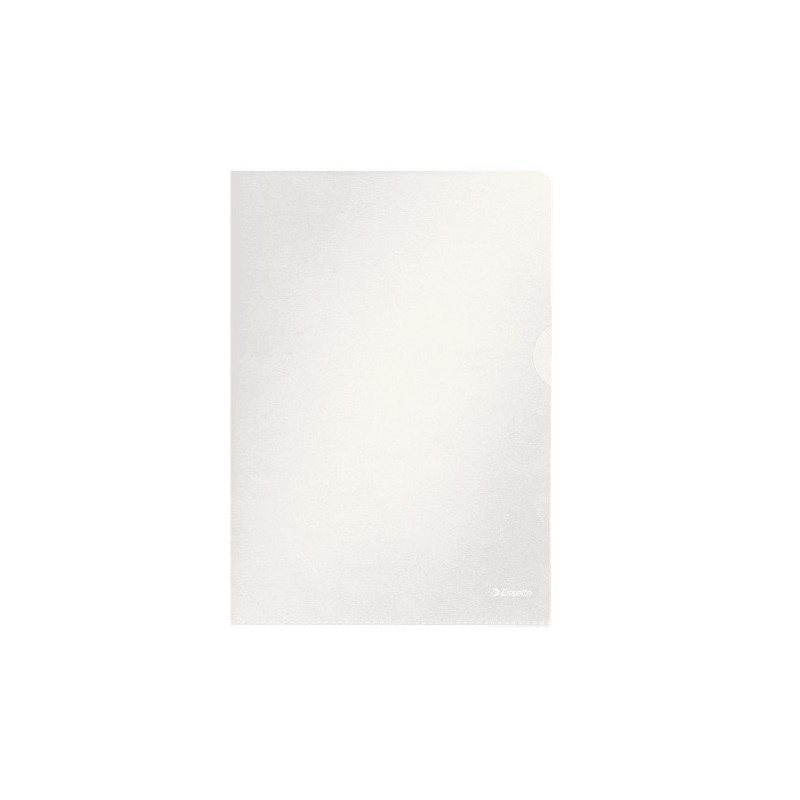 CHEMISE PLAST. A4 TRANSP. ESSELTE GRAINEE 105µ