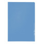 CHEMISE PLAST. A4 TRANSP. LEITZ GRAINEE BLEU 130µ
