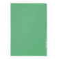CHEMISE PLAST. A4 TRANSP. LEITZ GRAINEE VERT 130µ